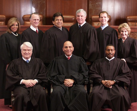 The new membership of the Texas Supreme Court